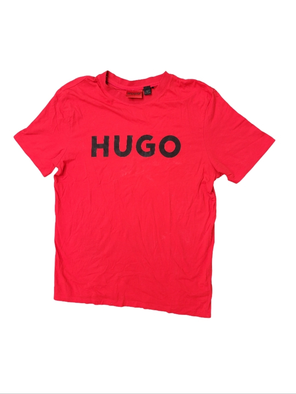 HUGO Red Short Sleeve Logo T‑Shirt
